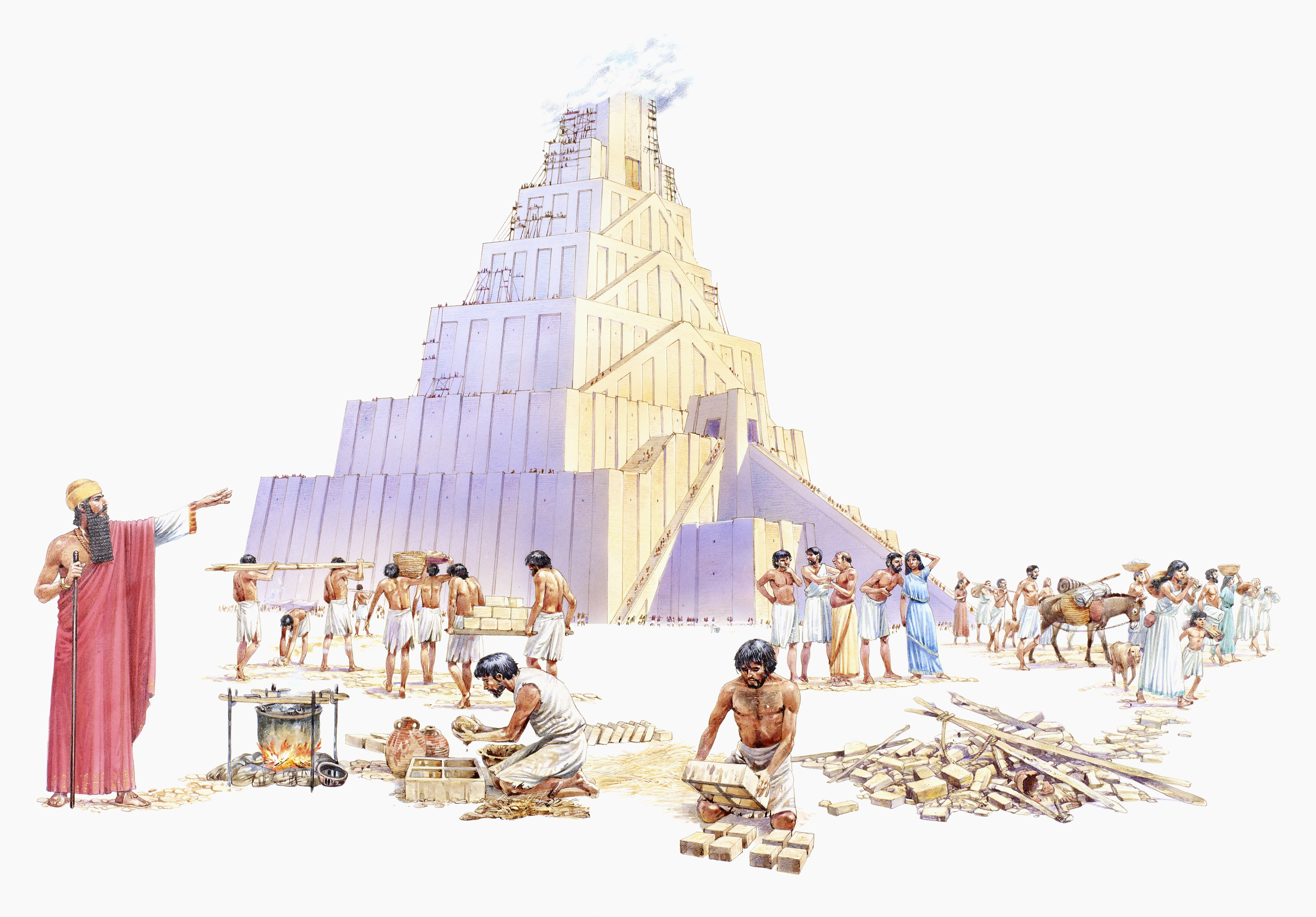 Image of what the Tower of Babel may have looked like