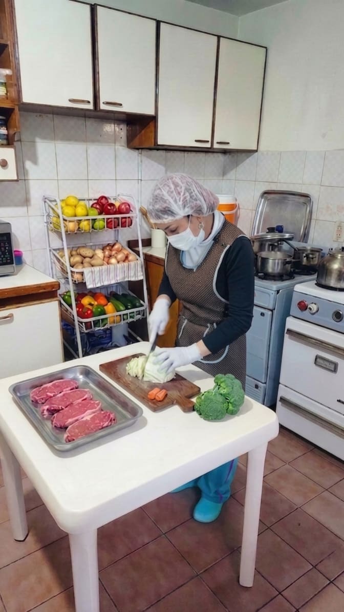 Cocina de CIDEC donde se preparan las comidas