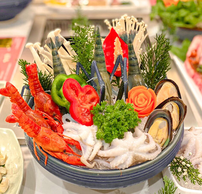 Buffet Nướng Lẩu Hongkong Với 90 Món Hải Sản, Bò Mỹ Thượng Hạng Nướng & Nhúng Cùng 6 Vị Nước Lẩu