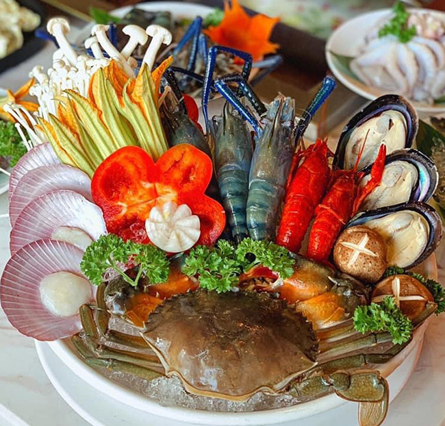 Buffet Nướng Lẩu Hongkong Với 90 Món Hải Sản, Bò Mỹ Thượng Hạng Nướng & Nhúng Cùng 6 Vị Nước Lẩu