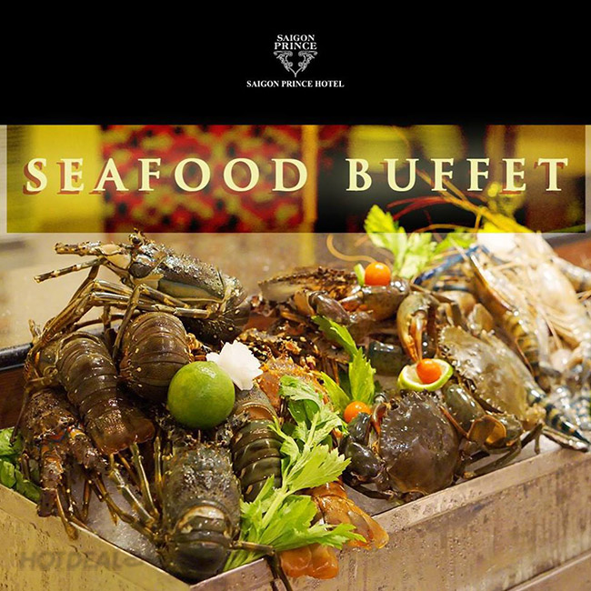 Sài Gòn Prince Hotel 4* - Buffet Tối Thứ 6 & Thứ 7 Tôm Hùm, Hải Sản, Cua, Ghẹ, Hàu Không Giới Hạn – Free Flow Nước Ngọt, Bia Ly, Đã Gồm VAT