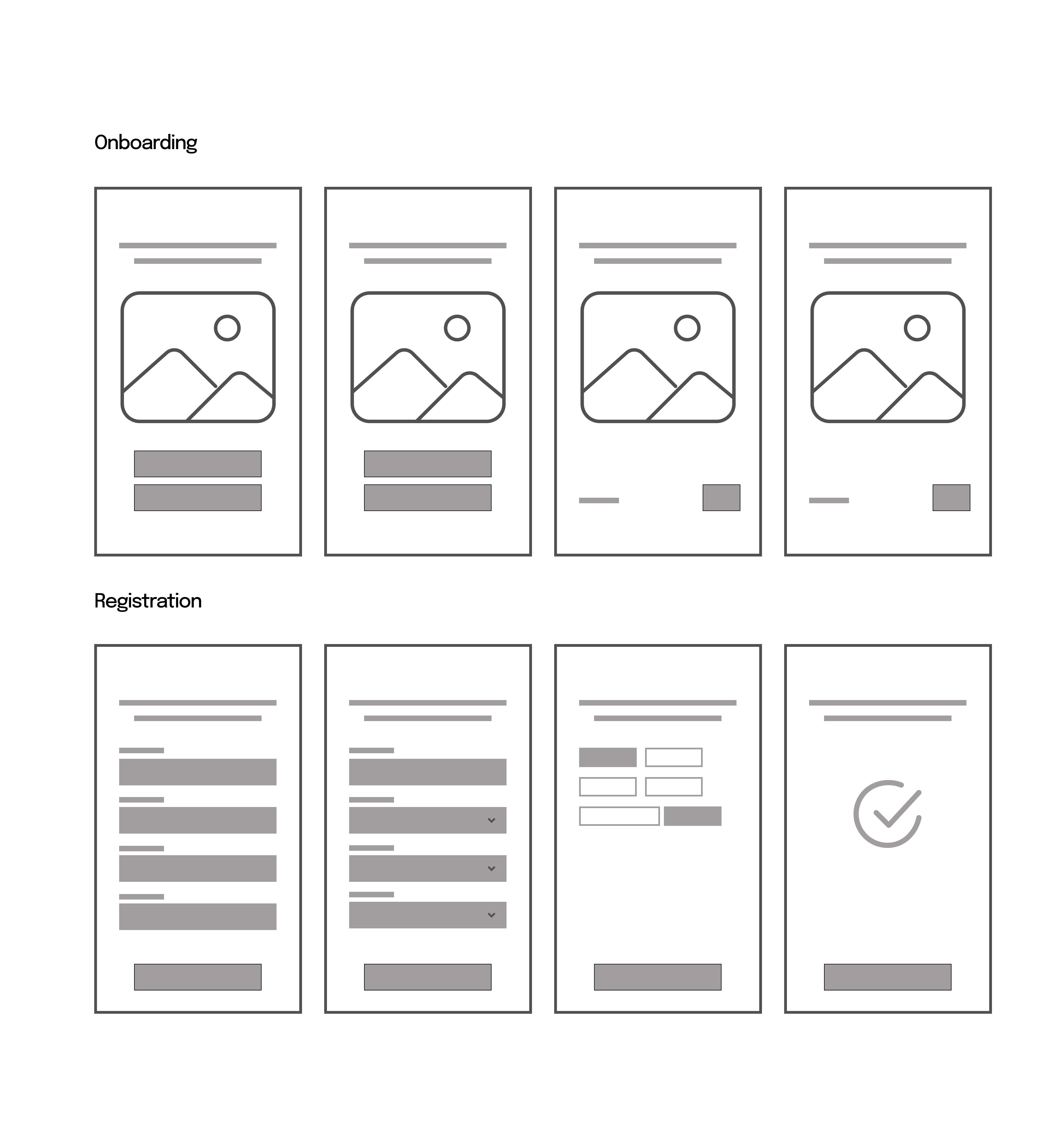 Product interface design sample