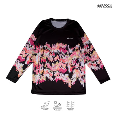 Kaos Jersey FLAME FLOWERS - Panjang & Pendek - Jersey Pria & Wanita - Nasional Apparel AABCC