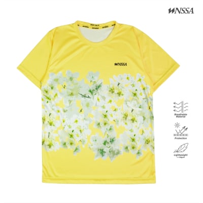 Kaos Jersey FRESH YELLOW SAKURA - Panjang & Pendek - Jersey Pria & Wanita - Nasional Apparel AABCC