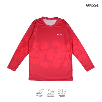 Kaos Jersey NEO RED ROSE - Panjang & Pendek - Jersey Pria & Wanita - Nasional Apparel AABCC