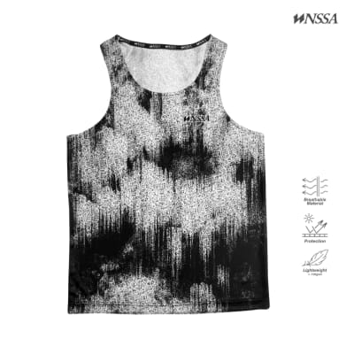 Singlet Jersey Mont Blanc - Gray - Kaos Pria dan Wanita - Nasional Apparel AABCC