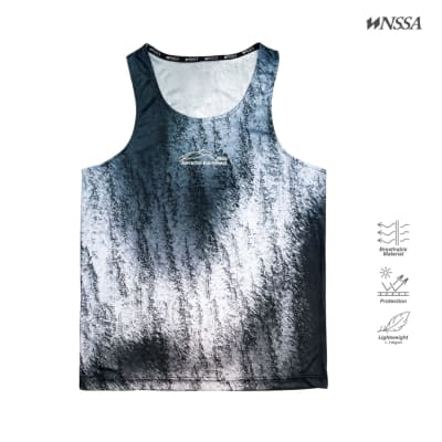 Singlet Jersey Elevation - Gray - Kaos Pria dan Wanita - Nasional Apparel AABCC