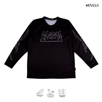 [NEW SIZE] Kaos Jersey TRIBAL 1 DAN PUTIH - Panjang - Jersey Pria & Wanita - Nasional Apparel AABCC