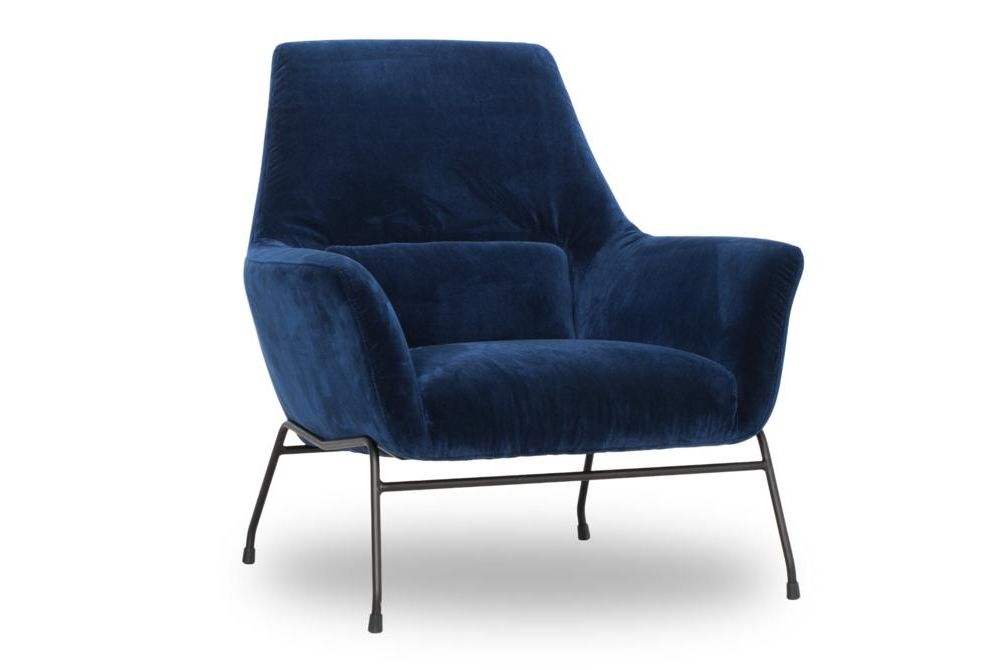 Armchairs Furniture Mies Armchairore From Mies Blue Velvet Side Armchair
