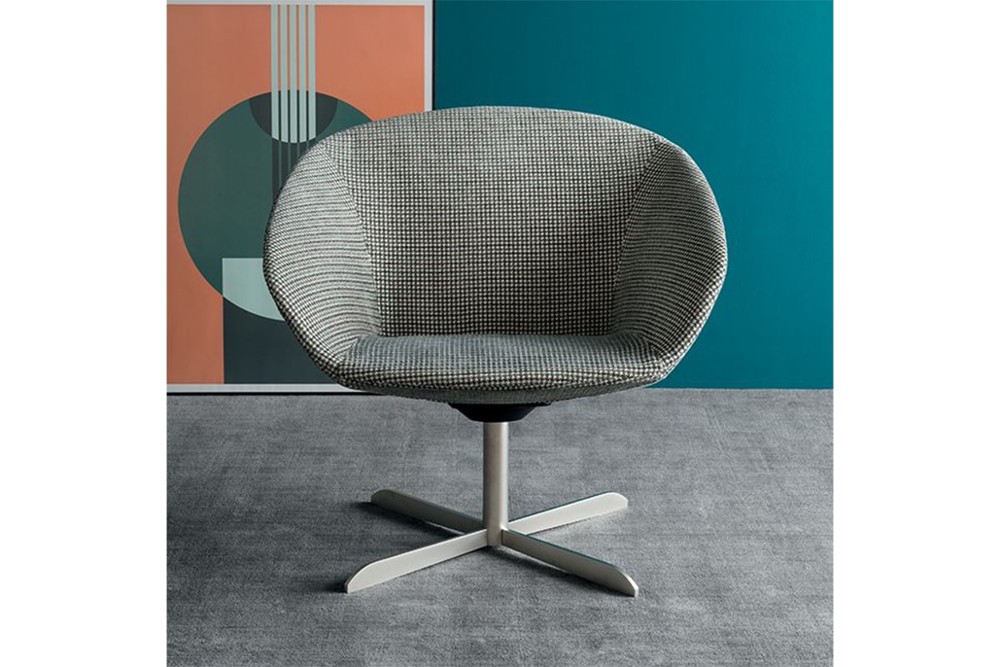 Love%20armchair%203.jpg ove armchair_ By Calligaris_ Designed by Radice Orlandini_Blue Fabric_ Black base_ Swivel_ Love%20armchair%203.jpg