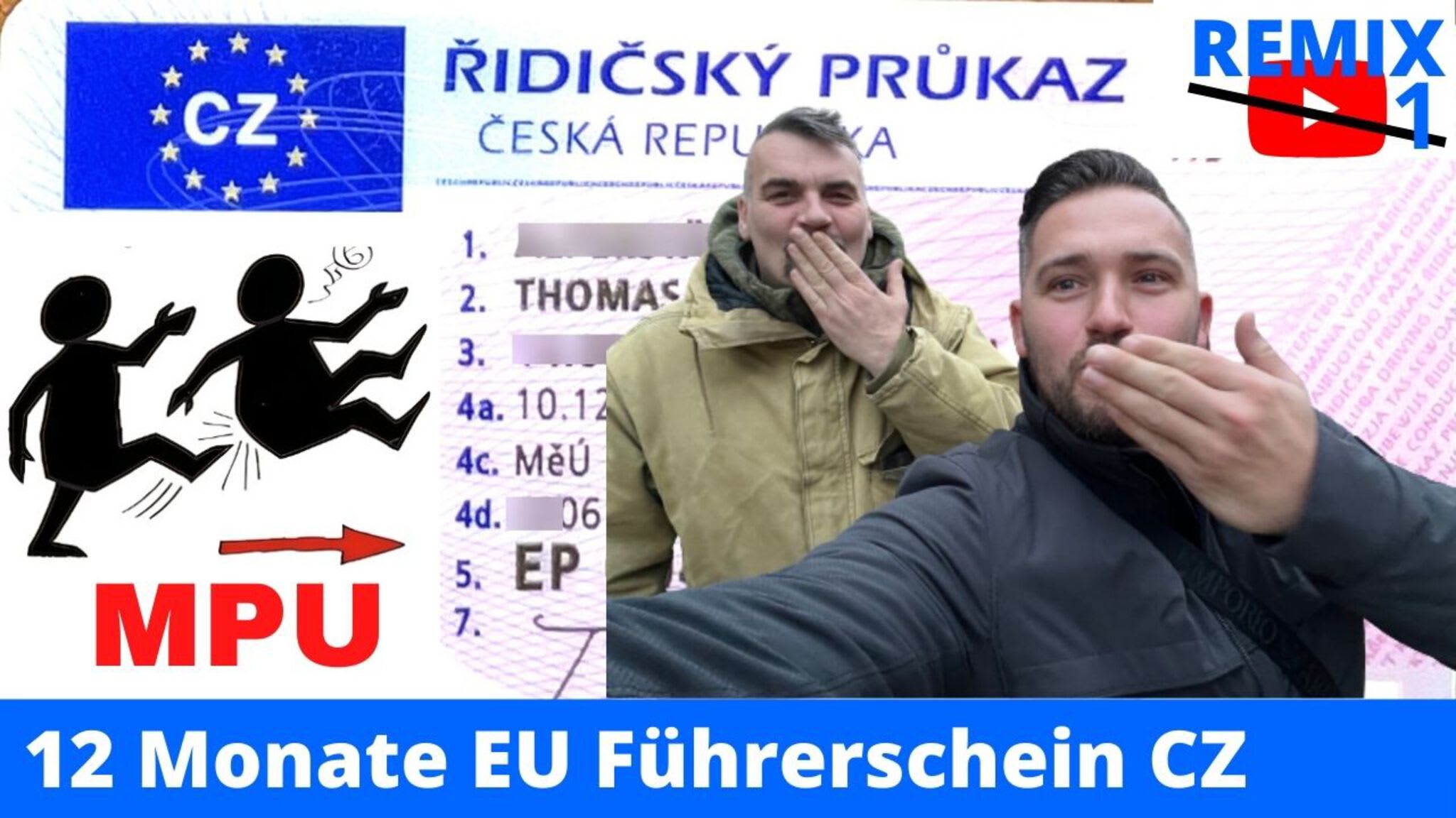12 Monate tschechischer Führerschein für Thomas -  was ist passiert?