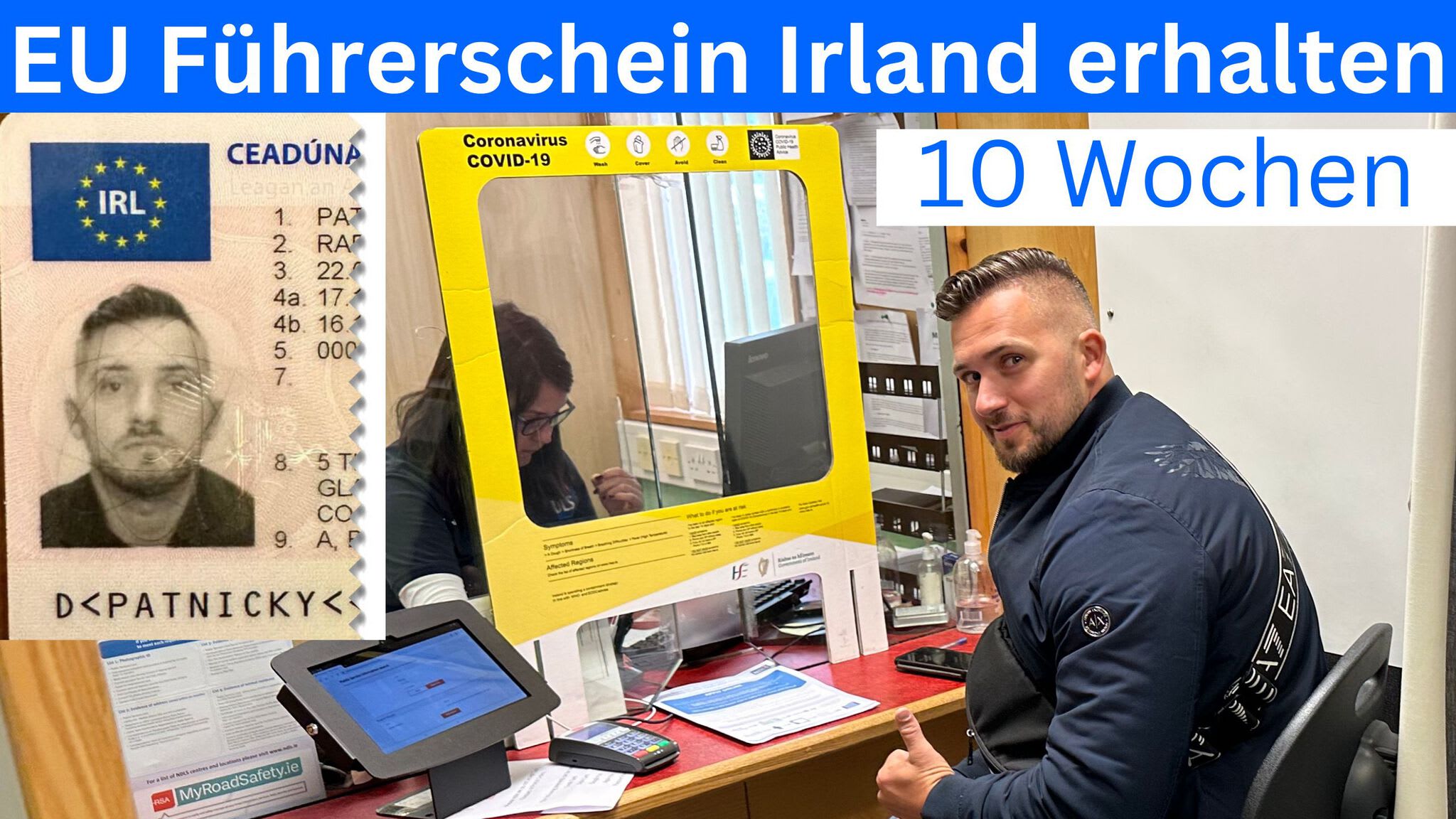 EU Führerschein umschreiben in Irland - Radek zeigt, was Sache ist