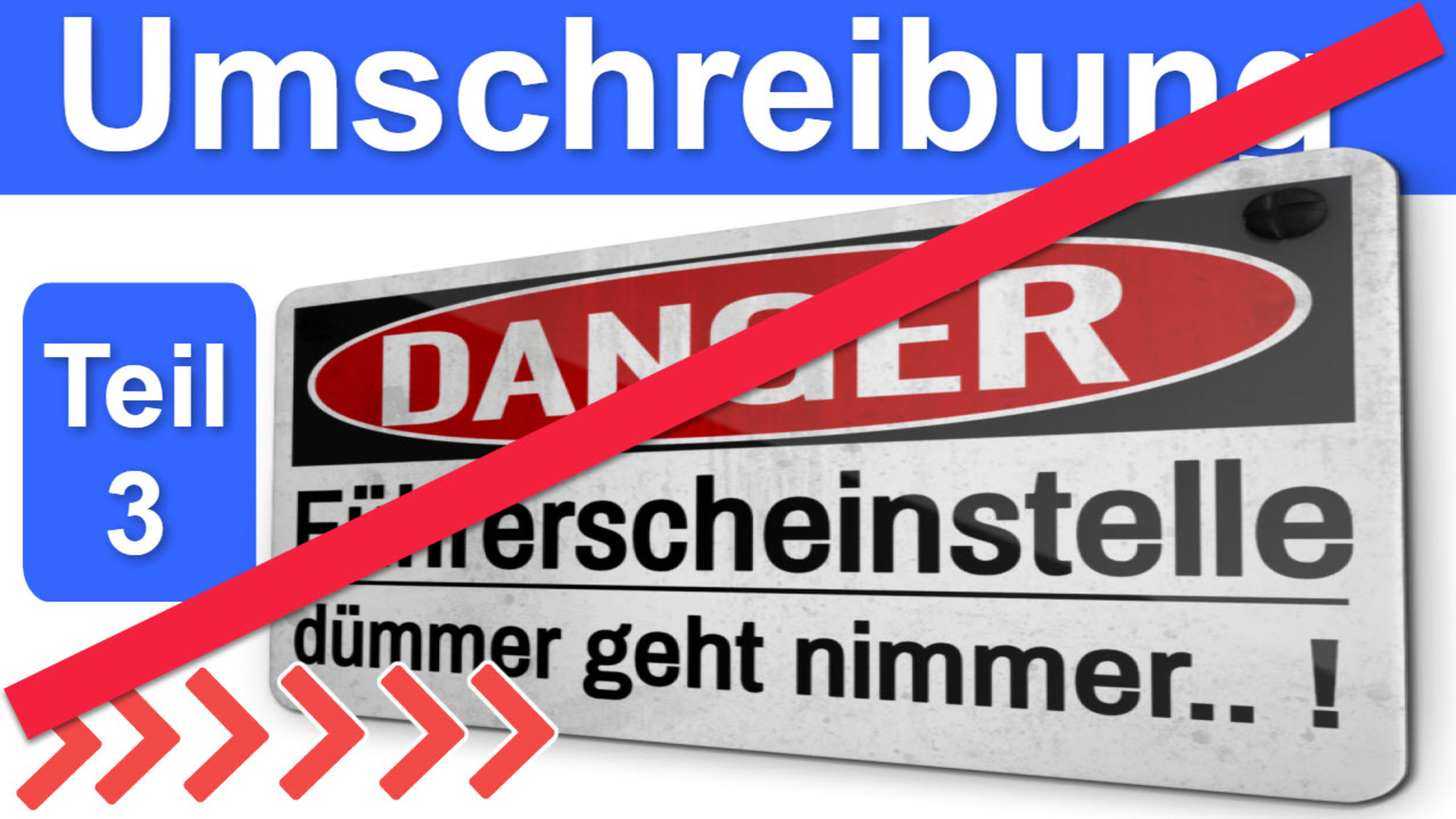 EU Führerschein umschreiben ist manchmal gefährlich - Teil 3