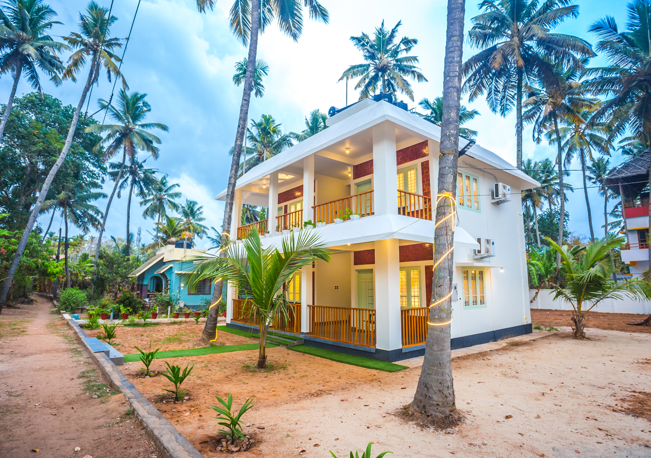 beach side villa varkala