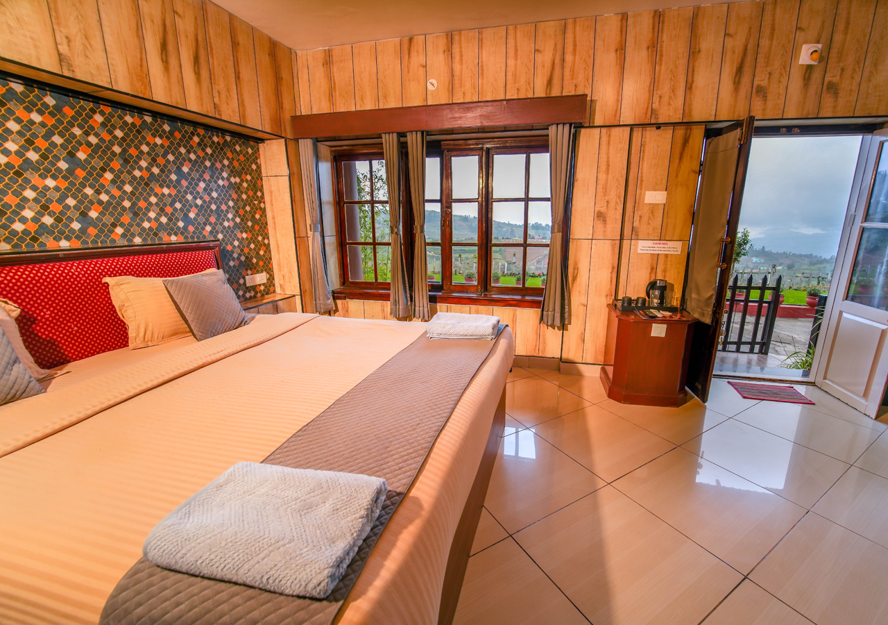 stay with view of the terraced farmlands
