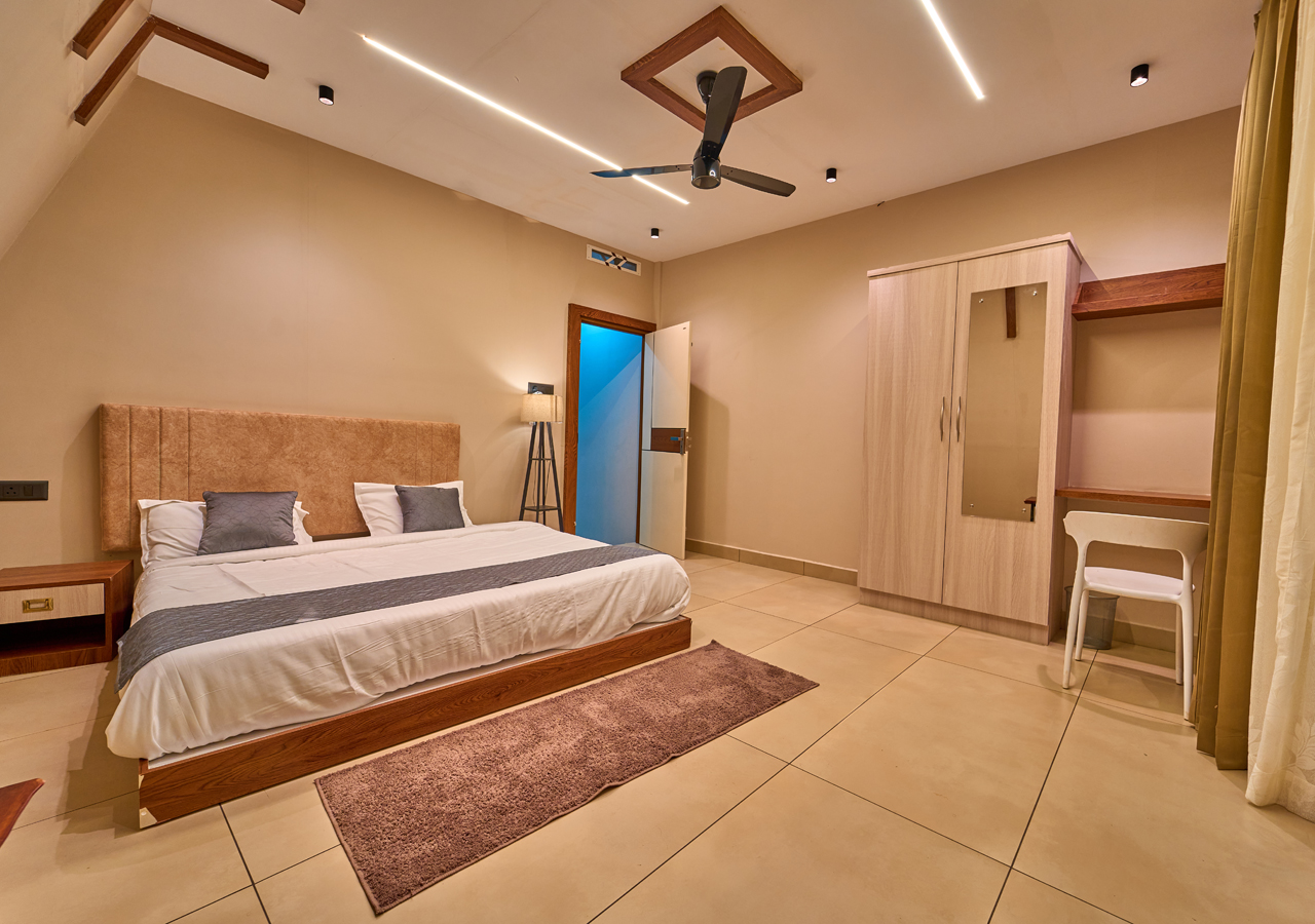 a frame villa 