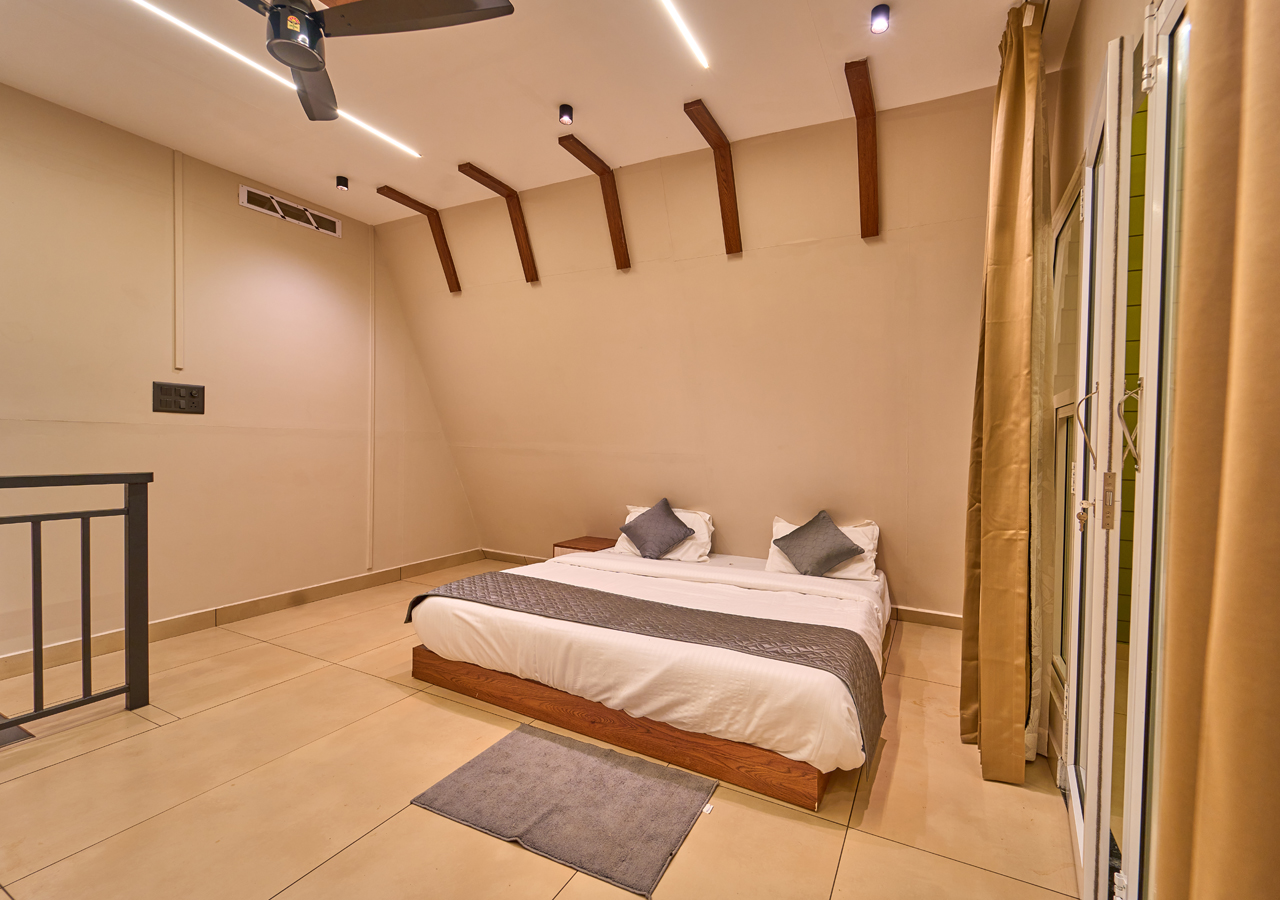 a frame bedroom