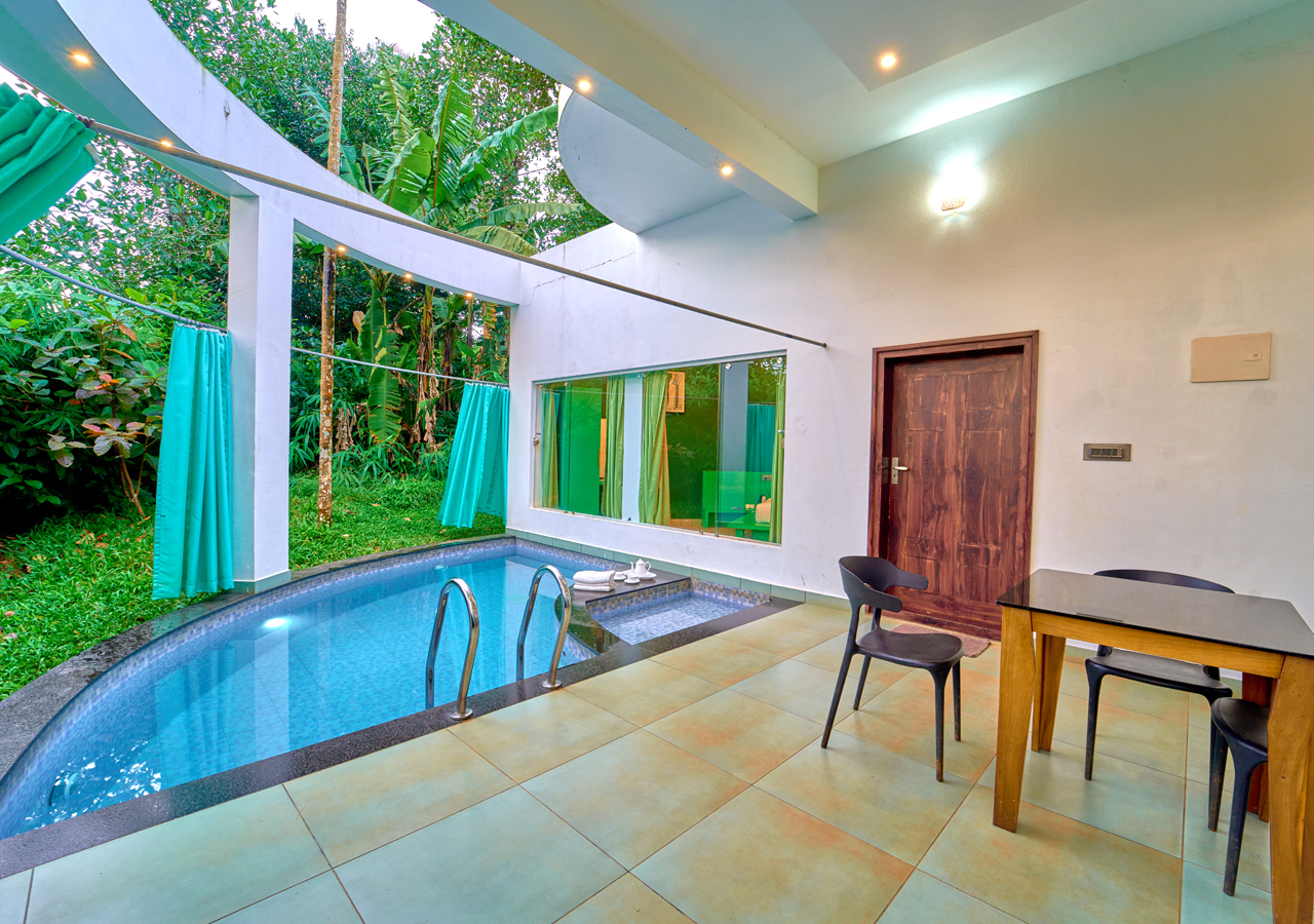 top private pool villa in kalpetta