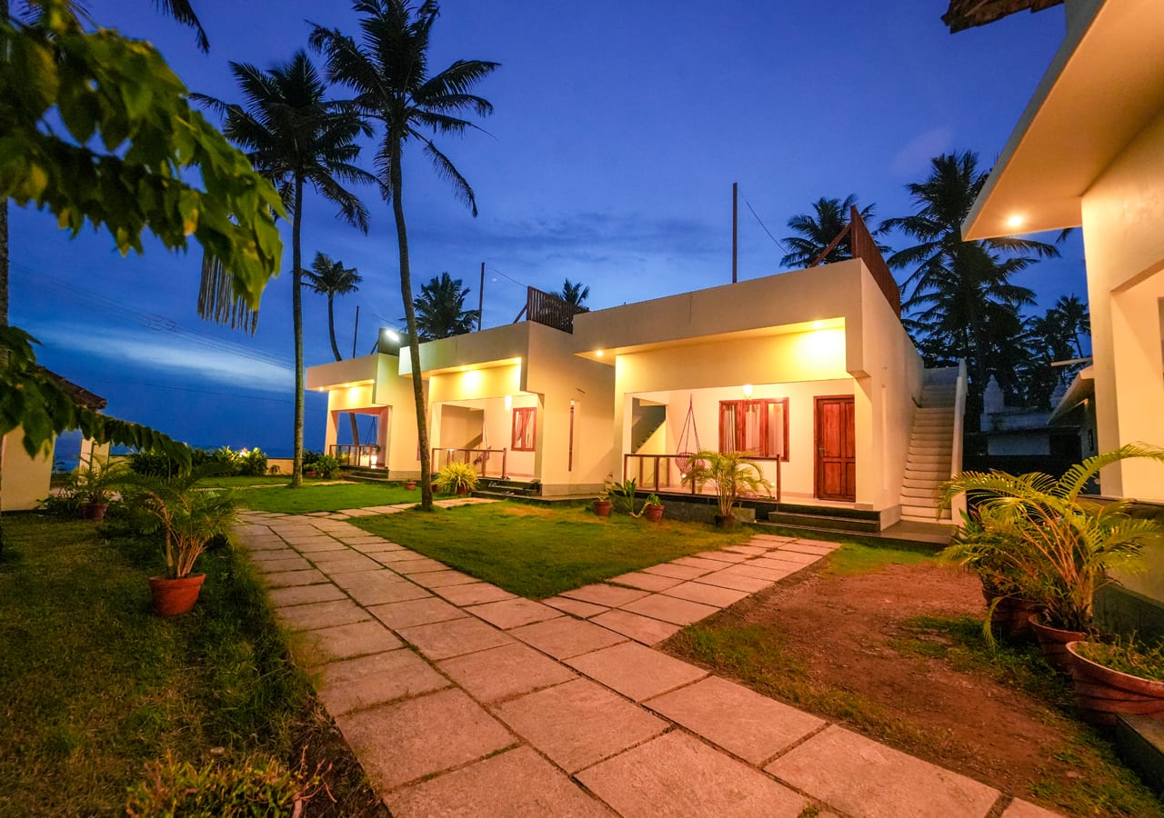 varkala private beach stay