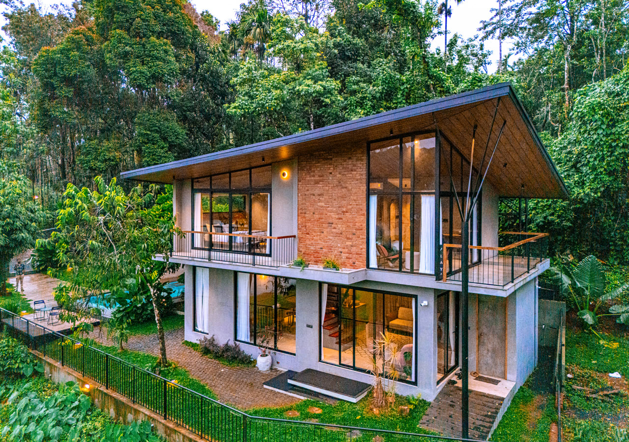 2 bedroom private pool villa in wayanad
