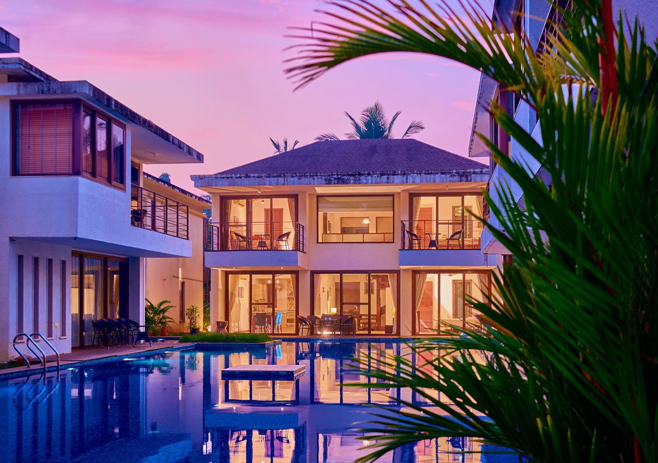 private pool villa in goa