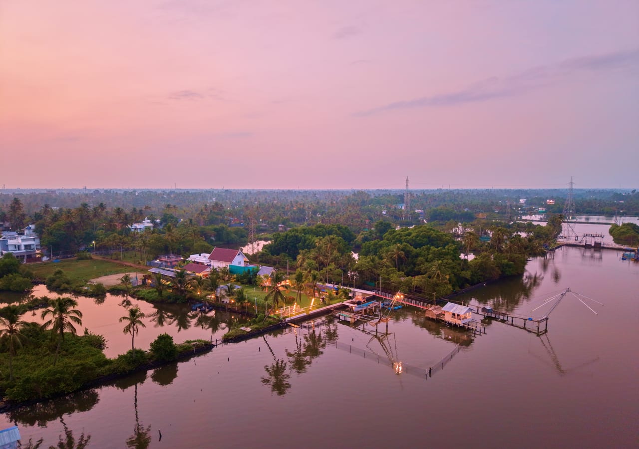 private villa in kumbalangi
