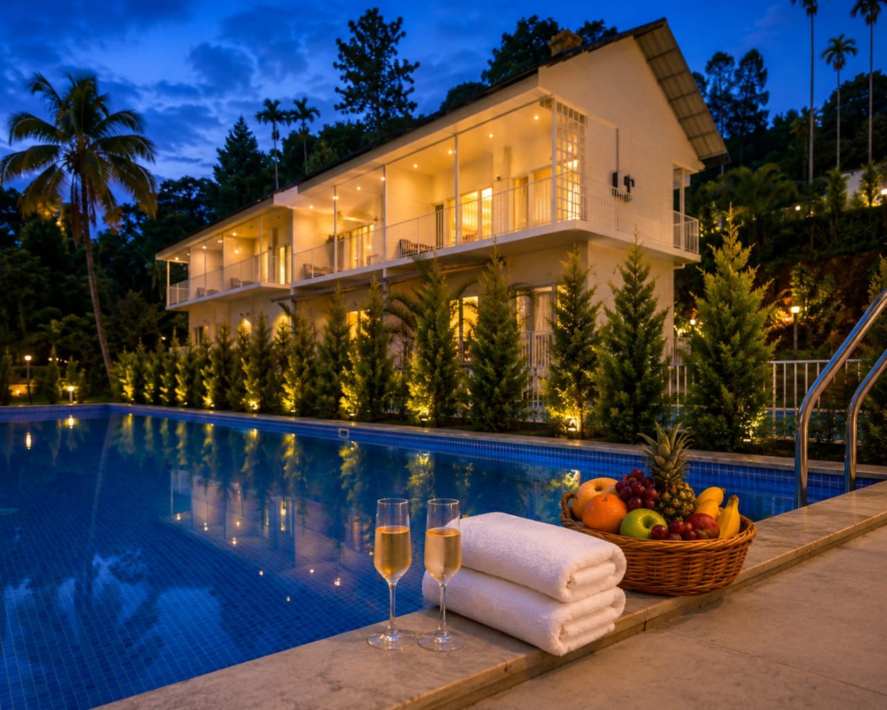 pool resort in munnar