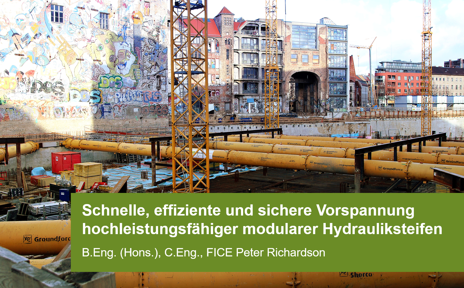 Schnelle, effiziente und sichere Vorspannung hochleistungsfähiger modularer Hydrauliksteifen