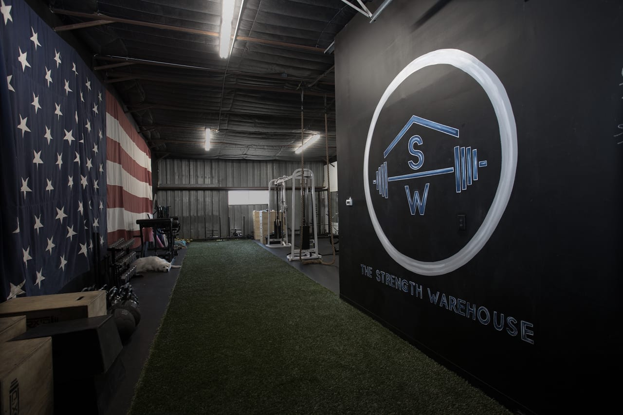 the strength warehouse gym inside