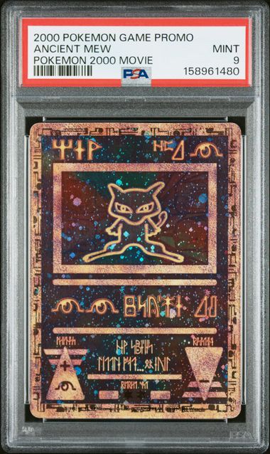 2000 Pokemon Game Movie Ancient Mew Pokemon 2000 Movie PSA 9 Mint