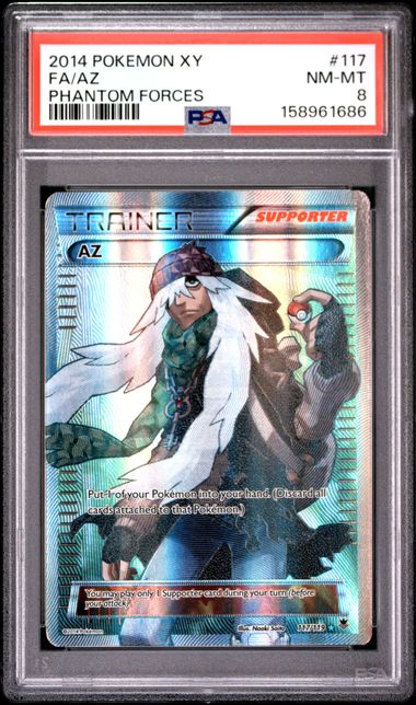 2014 Pokemon XY Phantom Forces 117 Full Art AZ PSA 8 Near Mint