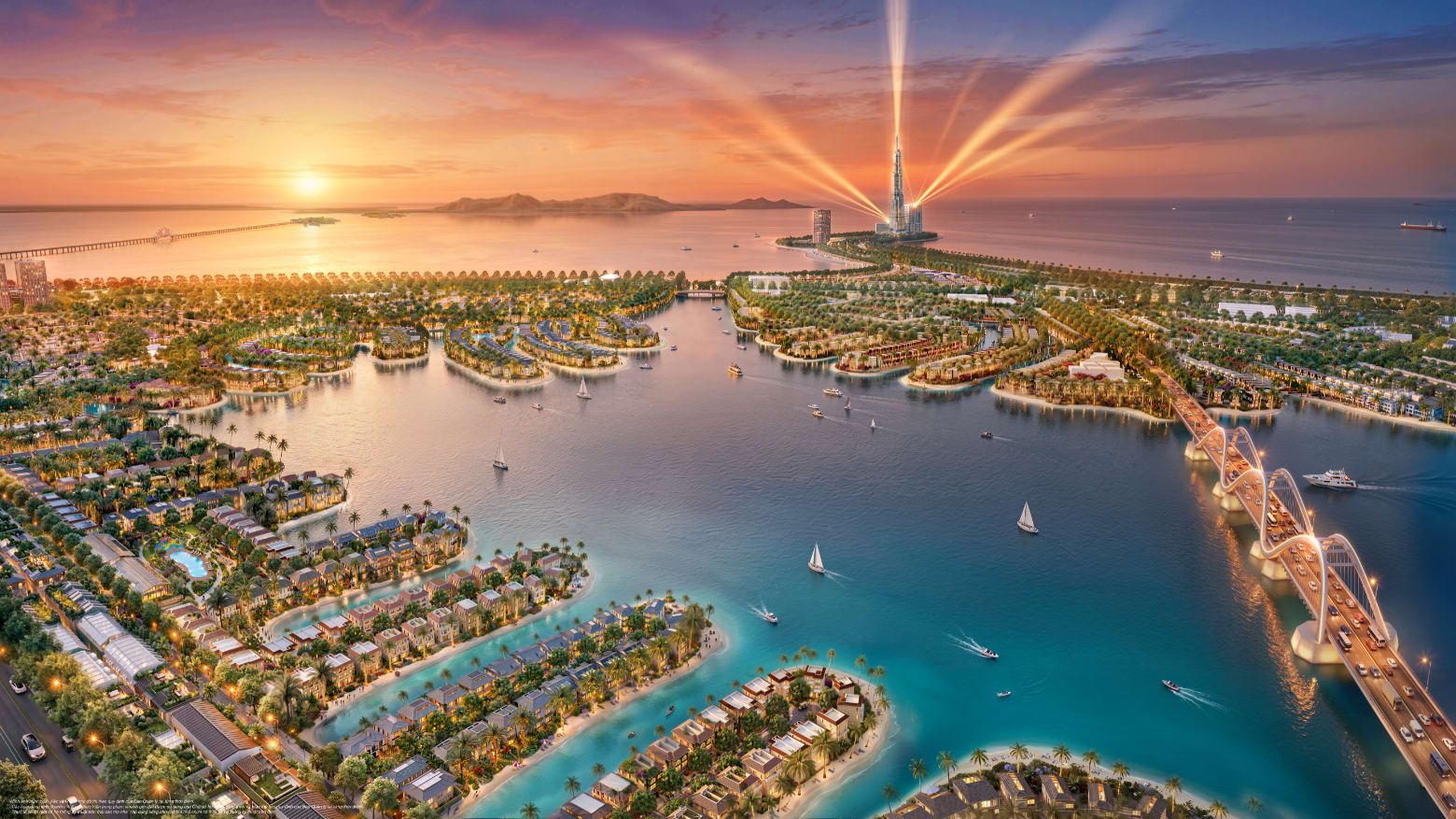 Biển hồ Paradise Lagoon 443ha