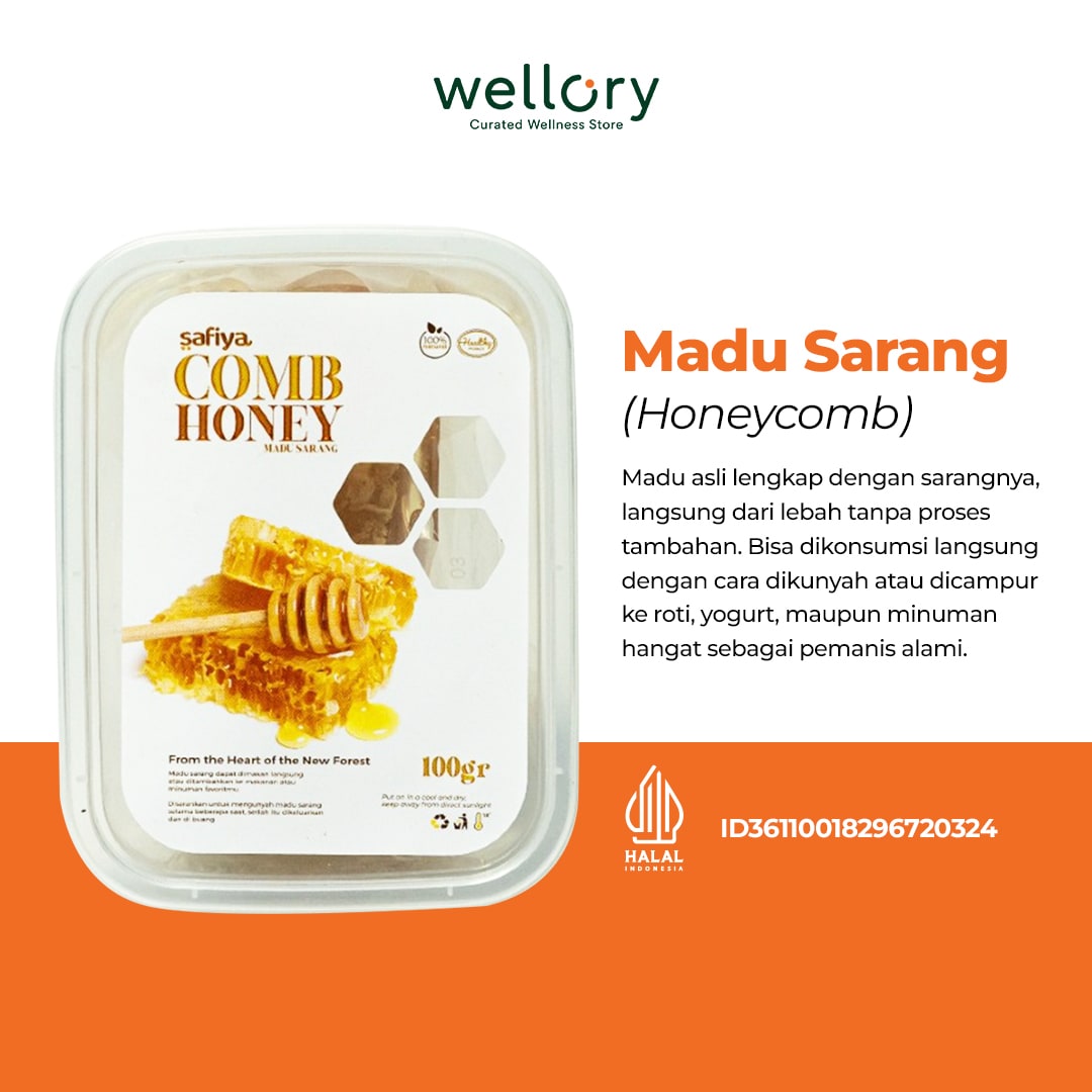 Sarang Madu Honeycomb Asli 250gr