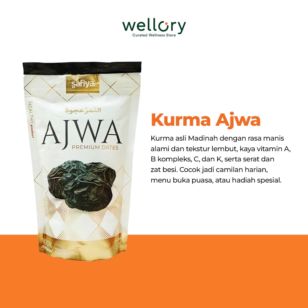 Kurma Ajwa Madinah Daging Tebal 150gr