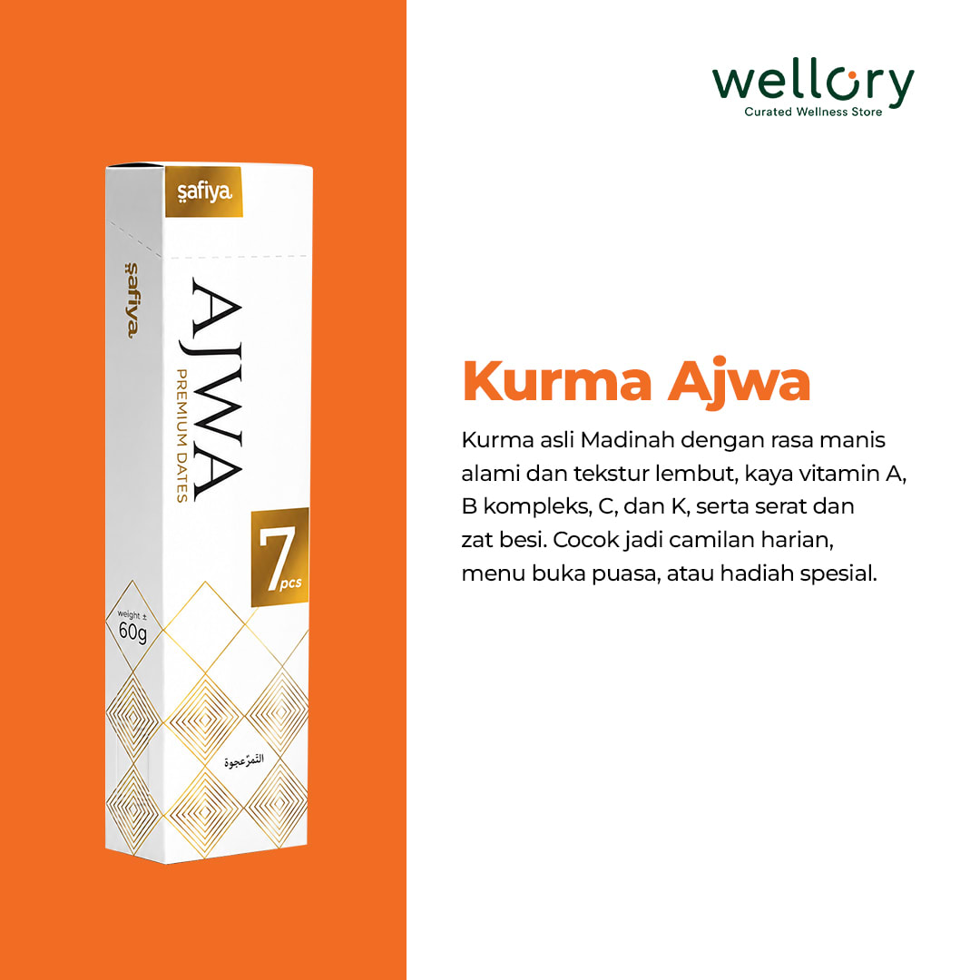 Kurma Ajwa Madinah 7 Butir