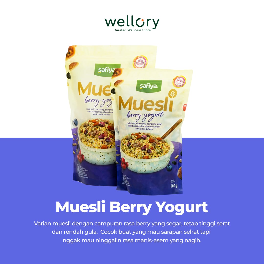 Muesli Berry Yogurt Rendah Lemak 500gr