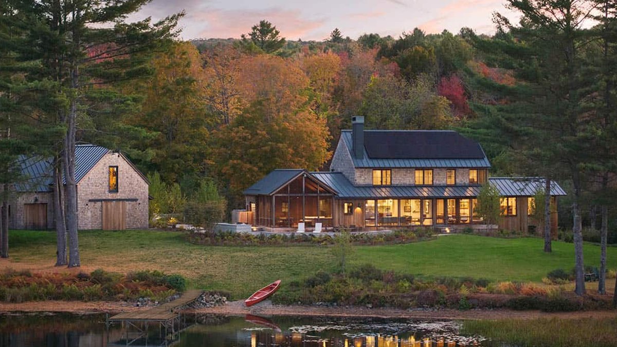 Maine Lake House Feels Like Narnia - maine lake house