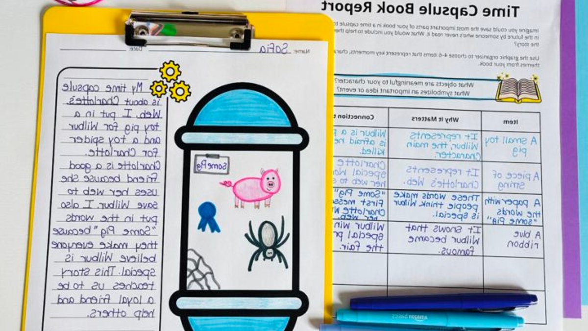 New Book Report Template Now Available - book report