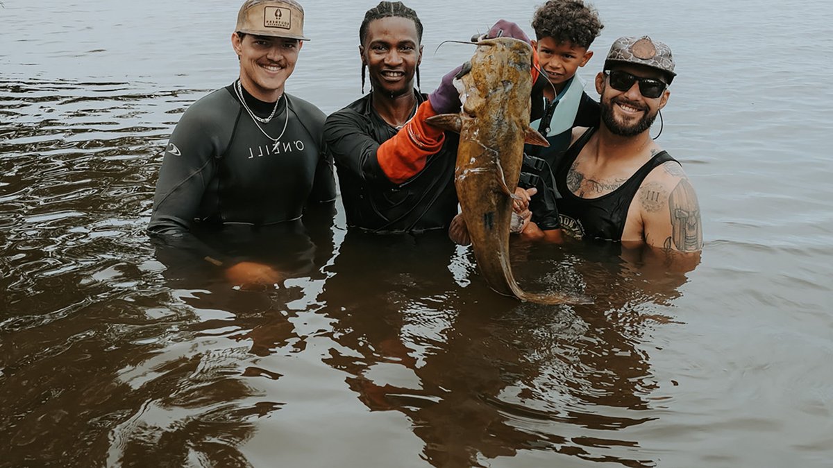 Catfish Noodling: The Hardest Part Is The Photo - catfish noodling