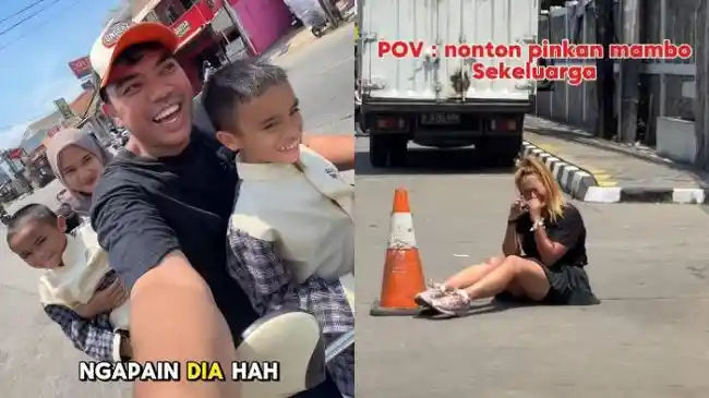Rispo dan Keluarga Nonton Pinkan Mambo Saat Live di Jalan 1 Rispo dan Keluarga Nonton Pinkan Mambo Saat Live di Jalan