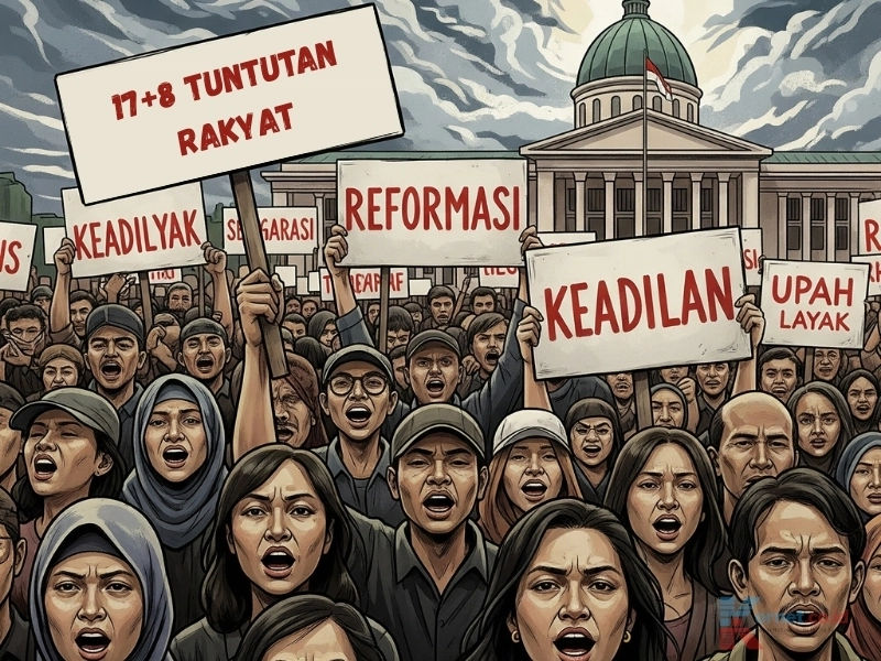 17+8 Tuntutan Rakyat, Bergema di Media Sosial dan Jadi Sorotan Publik 1 17+8 Tuntutan Rakyat, Bergema di Media Sosial dan Jadi Sorotan Publik