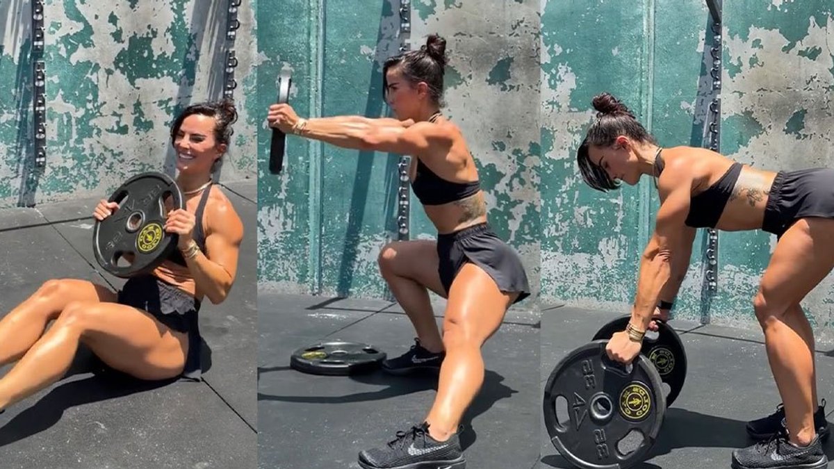 Senada Greca's plate workout burns fat builds muscle Senada Greca's plate workout burns fat builds muscle - plate workout