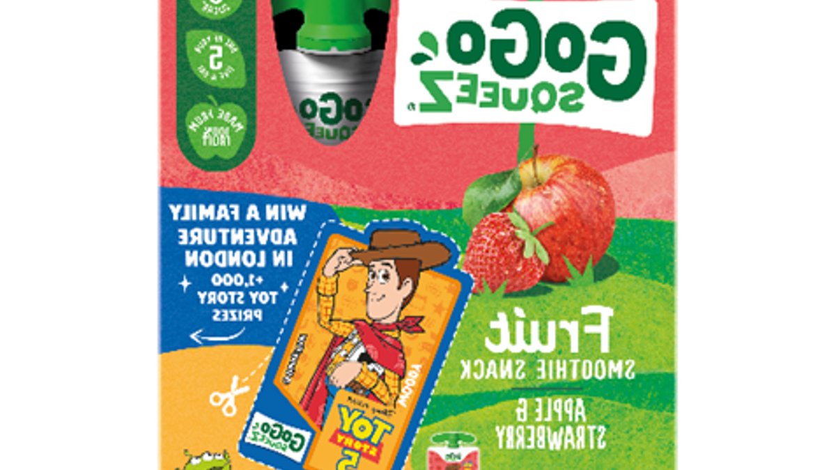 GoGo squeeZ teams up with Toy Story for snacks GoGo squeeZ teams up with Toy Story for snacks - toy story snacks