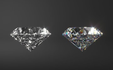 How can you tell if a moissanite is real?