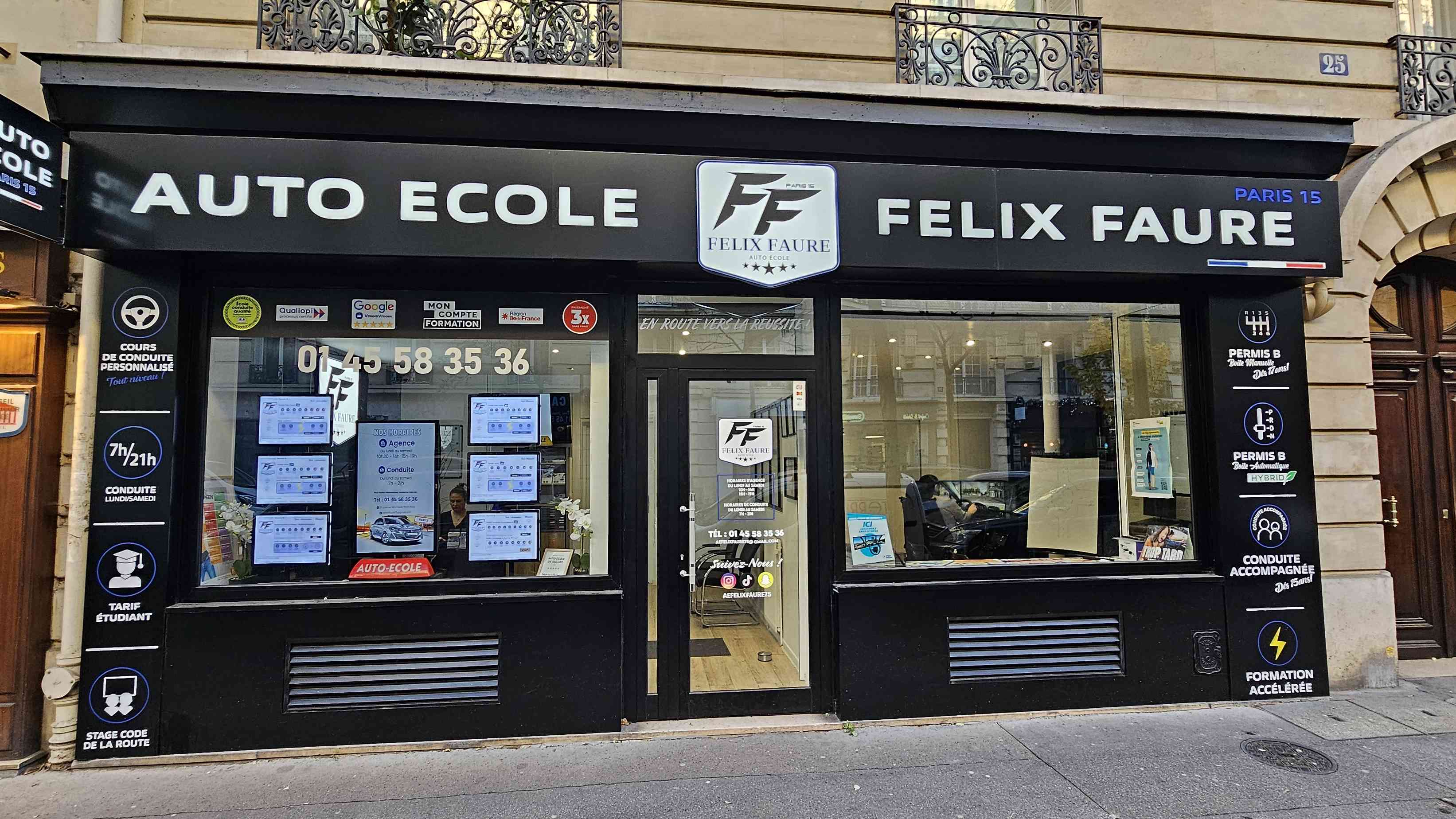 Auto-école Félix Faure - Paris 15 - Paris