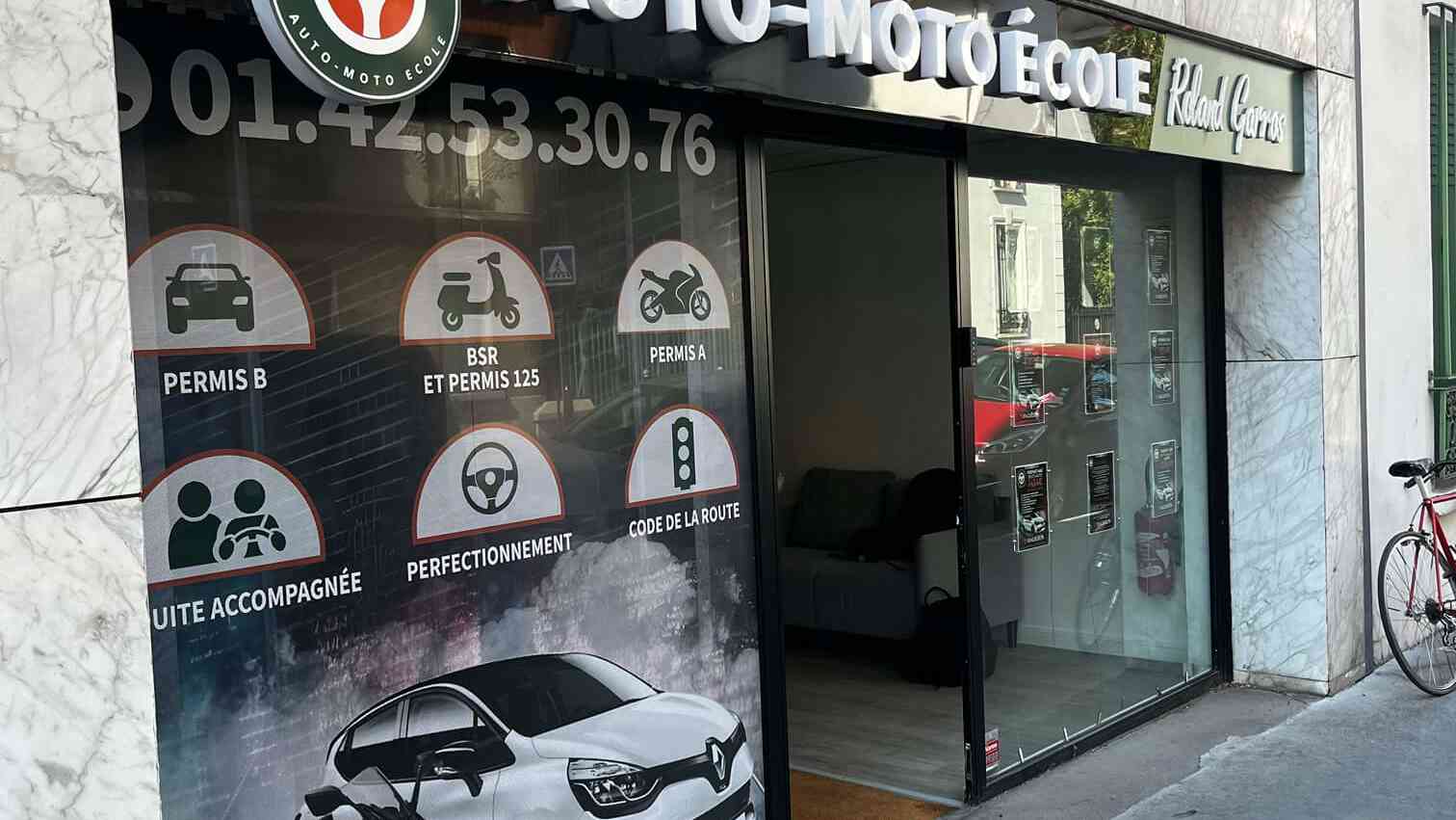 Auto-moto-école Roland Garros - Boulogne-Billancourt