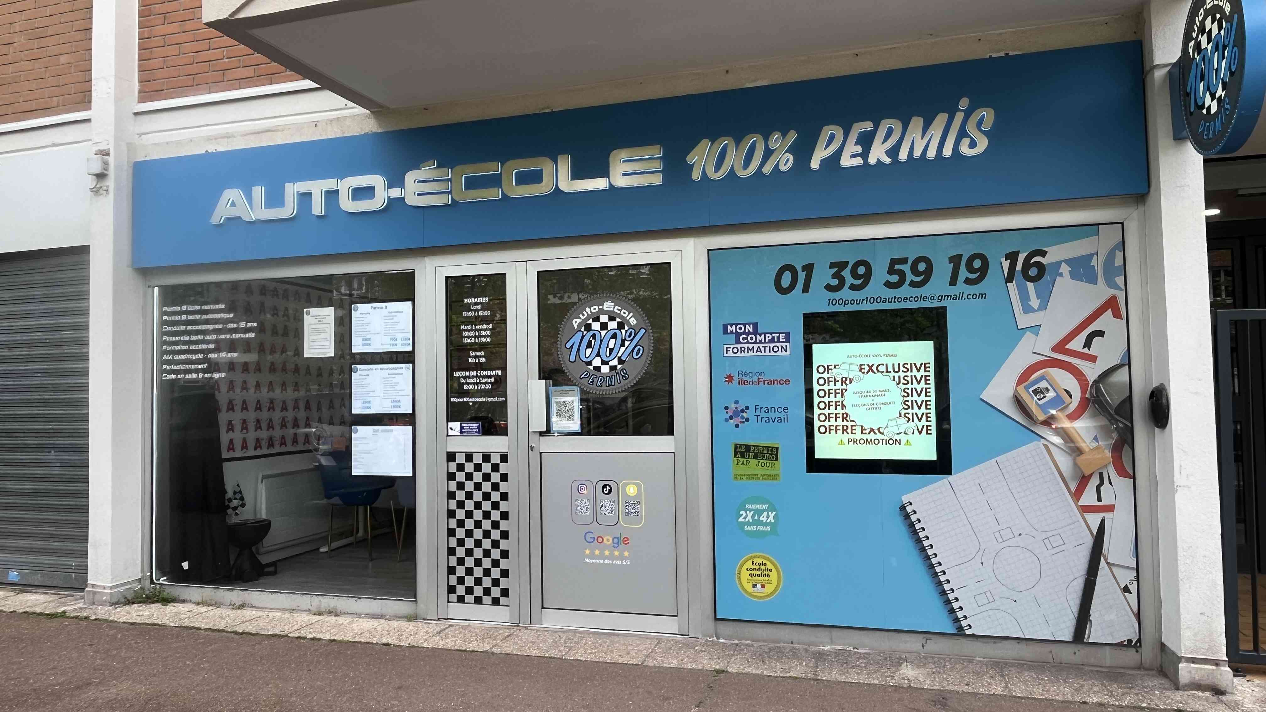 Auto-école 100% Permis - Eaubonne