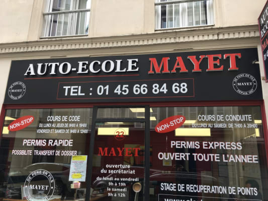 Auto-école Mayet - PARIS - 2