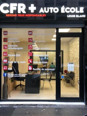 Auto-école CFR+ - Louis Blanc - Paris - 1