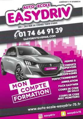 Auto-moto-école Easydriv' - Paris - 2